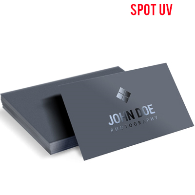 Matte 16 pt. Business Card Spot UV